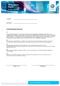 csm MyCompanyMyCar Geheimhaltungsvereinbarung